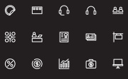 Simple Business Icon Set V3