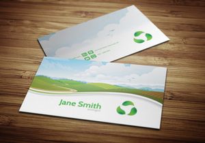 Ecology Business Card Template
