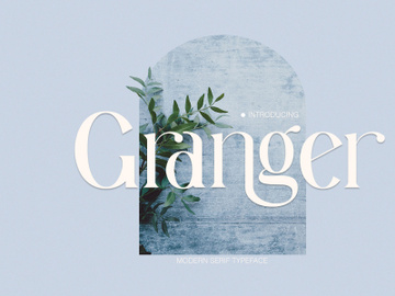 Granger Ligature Serif Typeface preview picture