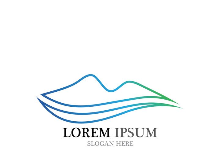 Mountain icon Logo Template Vector illustration design