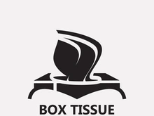 Box Tissue vector icon image design. facial tissue flat style illustration