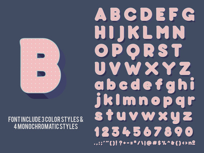 Baku - OTF color font
