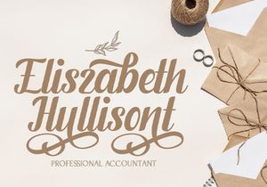 Fendysa - Beautiful Romantic Script Font