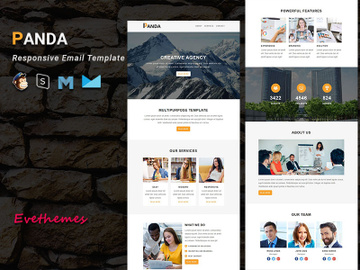 PANDA - Responsive Email Template preview picture