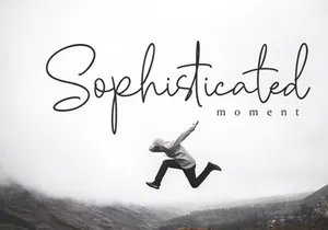 Aesthetic - Monoline Calligraphy Font