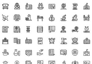 190+ Education Icons Pack