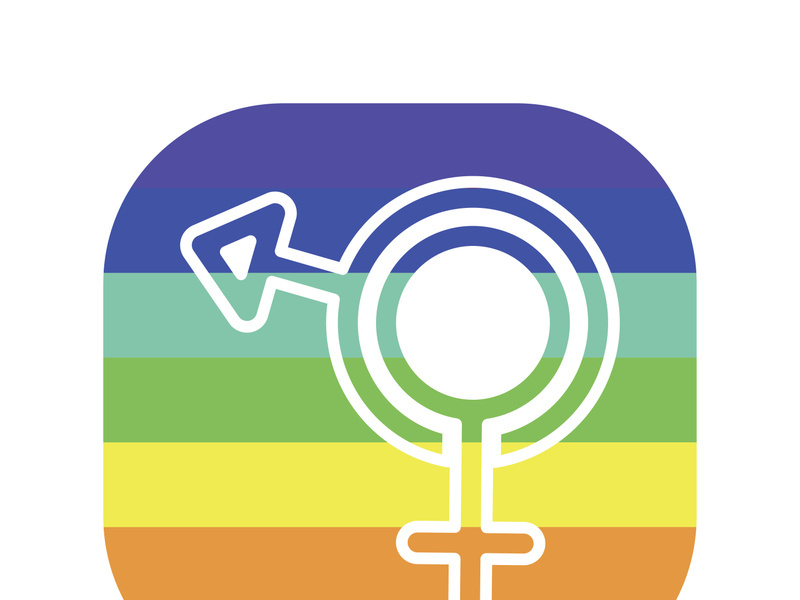 Gender logo design