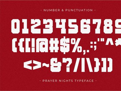 Prayer Nights - Modern Slab Serif Font