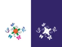 Beauty butterfly vector icon design