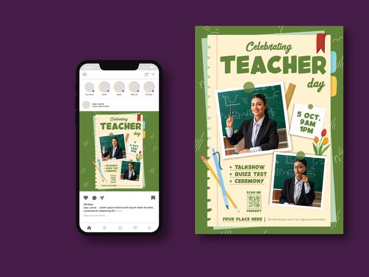 World Teacher Day Flyer