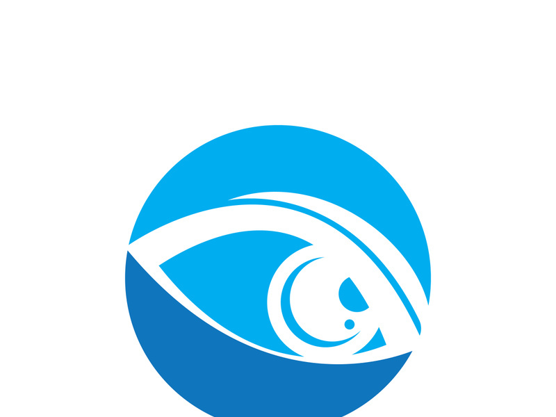 Branding Identity Corporate Eye Care vector logo design