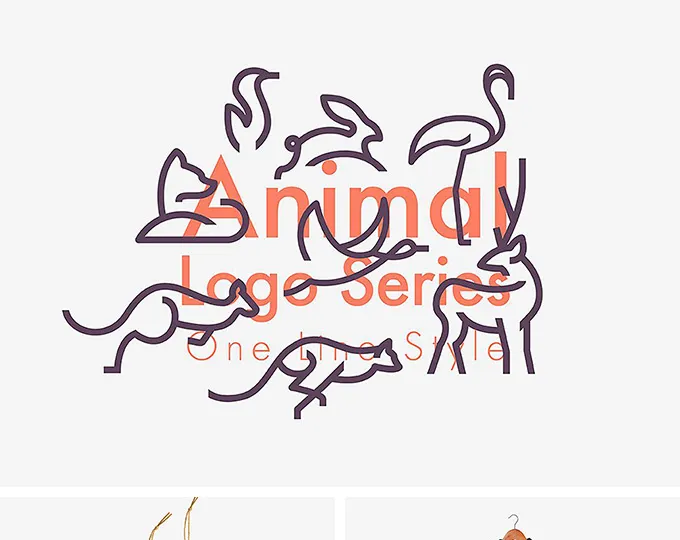 Line Animals Logo Bundle