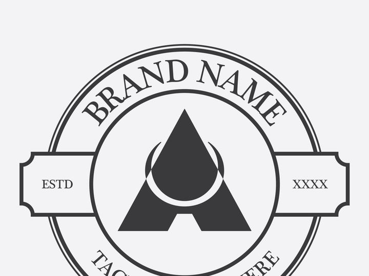 A vintage logo