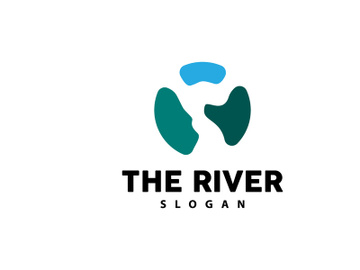 River Logo Design River Creek Vector preview picture