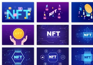 32 NFT Non Fungible Token Crypto Art Illustration
