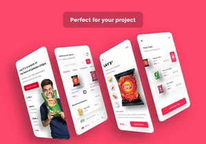Lay's Patato Chip Store App Design