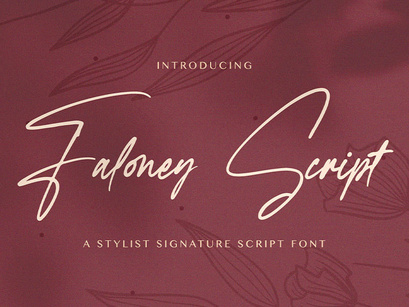 Faloney Script - Handwritten Font