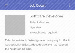 Job Search Mobile App UI Kit