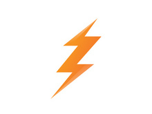 Lightning , Flash logo Template vector icon
