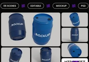 Diesel Fuel Can Mockup