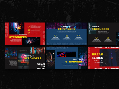 Strongers Creative Powerpoint Template