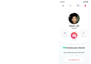 Tinder Practice UX/UI Including Tinder Dark Mode 14 Screens