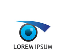 Eye logo with modern concept.