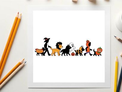 The lion king silhouette of characters walking in line
