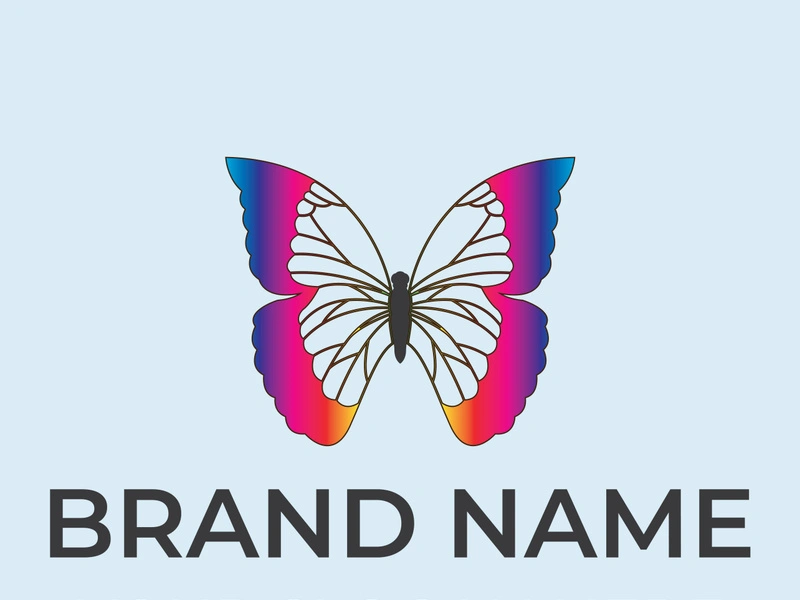 Butterfly logo design