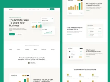 Nexora SaaS Website Design | Smart Business Operations Platform preview picture