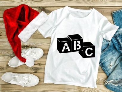 ABC Alphabet Learning Blocks Children Education Vector Icon Set