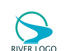 River Logo vector icon illustration design template