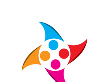 Community logo business template and icon people vector