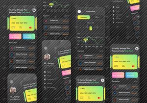 Desain UI/UX aplikasi mobile Keuangan