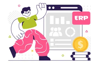 10 ERP Software System Illustration