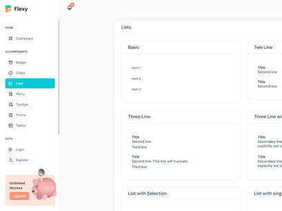 Flexy Free Angular Admin Template