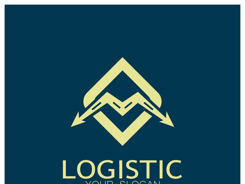 logistics logo icon illustration vector design  distribution symbol  delivery of goods  economy  finance