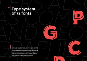 Noah: A geometric sans-serif font