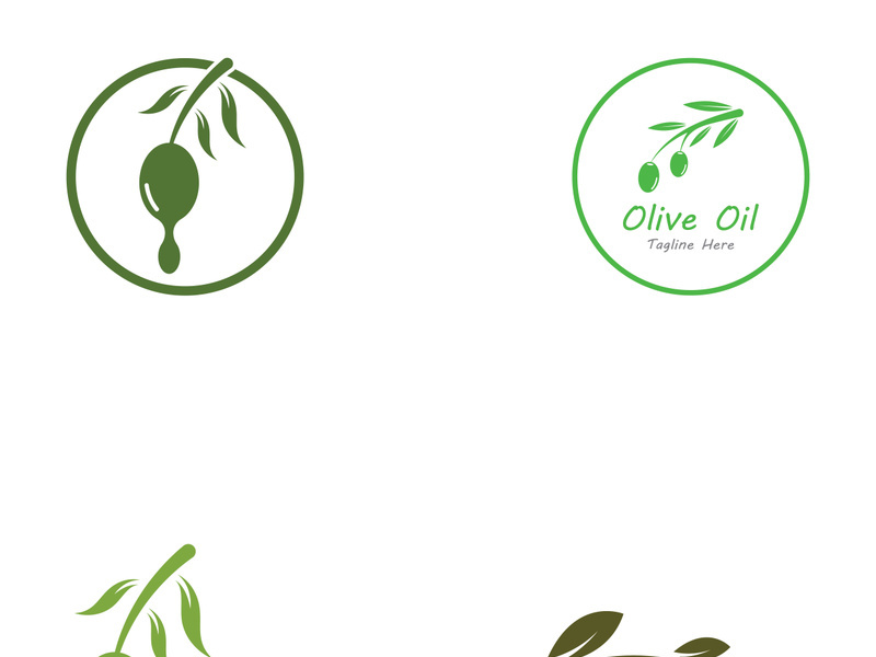 Olive fruit logo design.