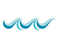 Water wave vector icon illustration design