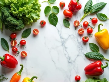 Bright and colorful organic vegetables preview picture