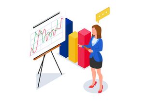 Set of Isometric Business People V2