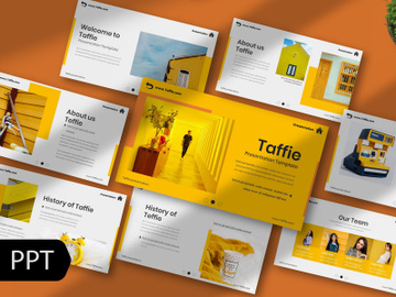 Taffie Creative Powerpoint Template preview picture