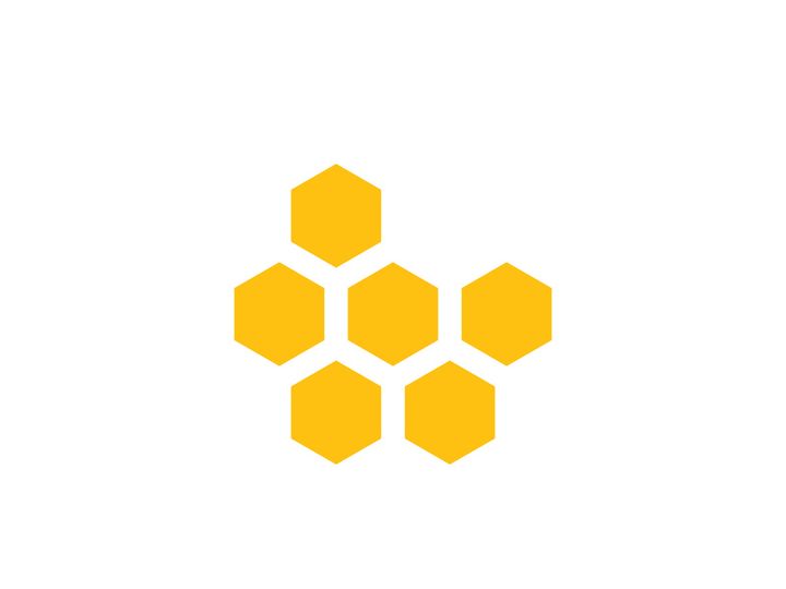 Bee icon design illustration