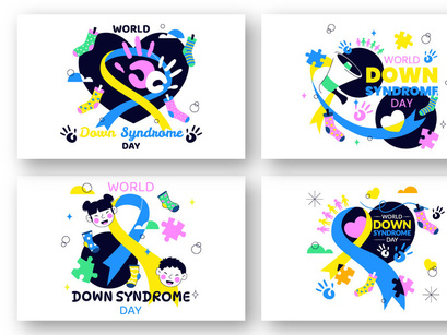 10 World Down Syndrome Day Illustration