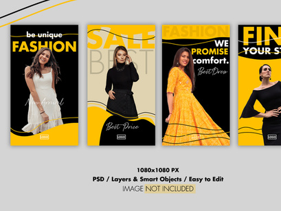 Fashion Sale Anonce Instagram Story Template