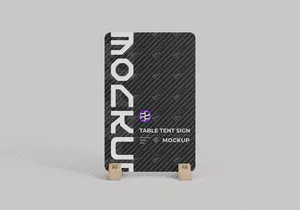 Table Tent Sign Mockup