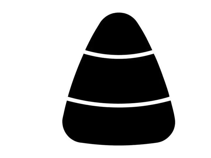 Black and white stylized honey bee hive icon for nature or apiary themes