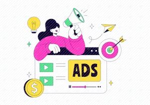 10 Advertising Vector Illustration
