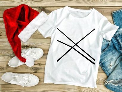 Geometric pattern of intersecting lines on white background